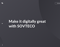 Website. Software development company. Sovteco