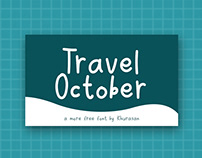 Travel October Fancy Font