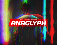 Anaglyph Photoshop Actions Pack