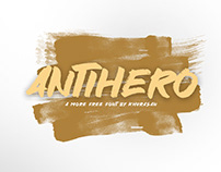Antihero font free for commercial used