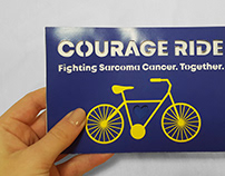 Promotional Project - Courage Ride Postcard and Poster