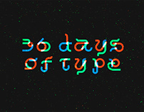 36 days of type - Animated Typeface