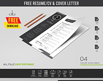 FREE Resume/CV & Cover Letter Template