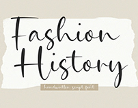 Fashion History Handwritten
