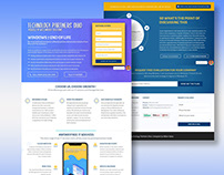 Technology Partners Ohio - Landing page Design