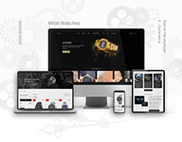 UI/UX Design E-Commerce Website Wrist Watch