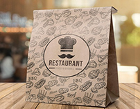 Free Restaurant Packaging Mockup PSD Template