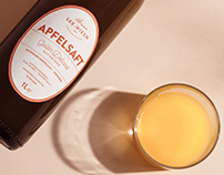 packaging design of seewiesn apple juice