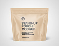 Stand-up Pouch Mockups PSD 5k