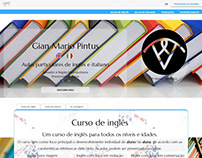 Language courses website