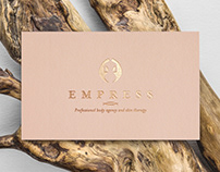 EMPRESS - body agency and skin therapy creative logo