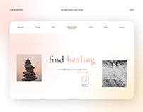 UI/UX design website for a psychotherapist