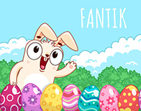 Easter Bunny - Animated Stickers