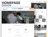Homepage Redesign - Medical Foundation