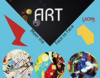 Meet The Art Face to Face LACMA Program Flyer