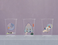 glassware collection / whooli chen X xiaoqi