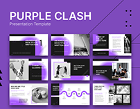 Purple Clash Presentation Template