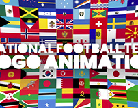 EURO 2020 - National Football Team Logo Animation