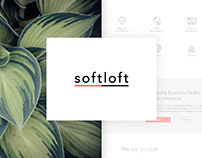 SoftLoft Website and Logo design