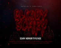 BLOODY SCARY HORROR TYPEFACE - FREE FONT