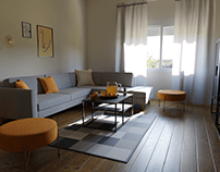 Living Room 3D Visualization & Animation