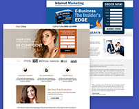 Hair Clinic High Converting Landing Page design