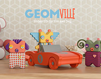 Geomville - The virtual designer toy project