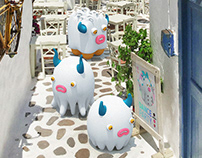 Summer Monsters in Naxos Island