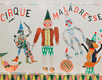 Cirque Maladresse avec Aude Marie et Bertrand Sallé