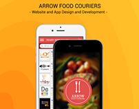 Arrow Food Couriers - Web and App Design & Development