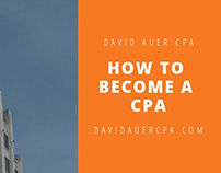 David Auer CPA | How to Become a CPA