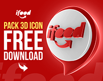 Free IFood Icon 3D
