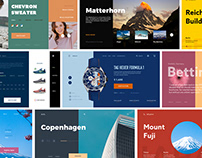 Collection of Interactive Landing Page