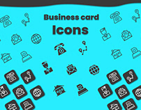 Business card icons