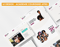 UI design - Académie Couronne Afro