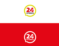 24hrStores - logo & branding