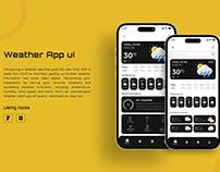 Weather Mobile App Ui Design