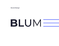 Brand Design. Blume. Sportswear store