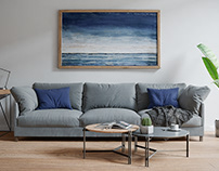 Grey & Blue Livingroom