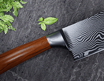 3D Rendering | Product Steel Knife