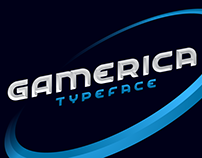 Gamerica Font with 3D Effect