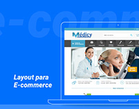 Médicy - Layout (E-commerce)