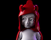 Scarlett Hood: Blood Edition designer toy