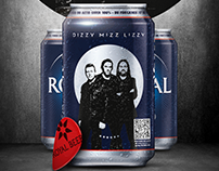 Royal Beer Dizzy Mizz Lizzy branding