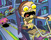 Rick and Morty Comic Covers