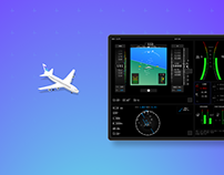 Flight navigation interface screen