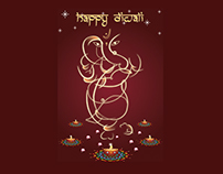Diwali Wishing Card