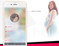 Mbaby - Pregnancy Mobile App UI Design