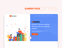Carrot Plus Homepage UI UX Design