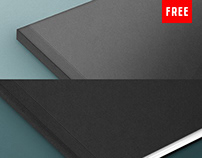 FREE Magazine / Book Front Cover Mock-up Template PSD